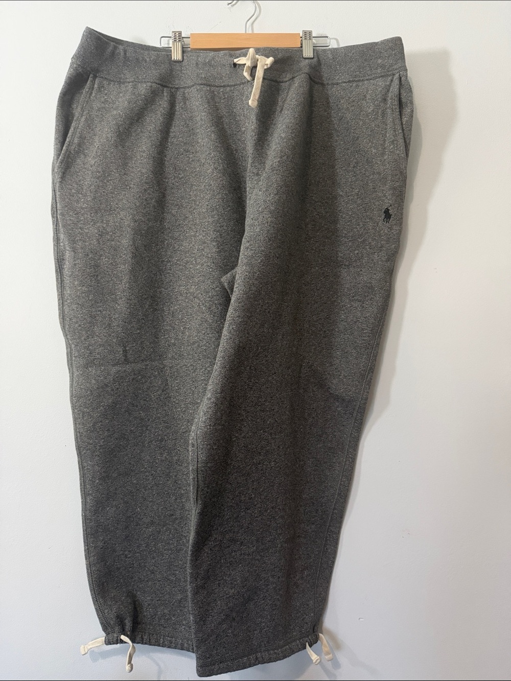 Polo by Ralph Lauren Dark Gray Fleece Drawstring Joggers